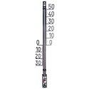 Termometr zewnętrzny i wewnętrzny do ogrodu duży czarny 27cm VILDE 569960