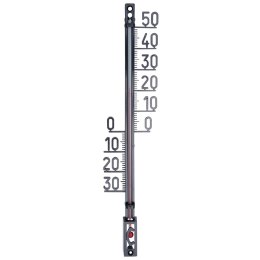 Termometr zewnętrzny i wewnętrzny do ogrodu duży czarny 27cm VILDE 569960