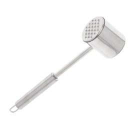 Tłuczek młotek do mięsa kotletów DUŻY metalowy srebrny BRUNBESTE BB-3336