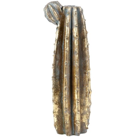 Wazon na kwiaty wysoki cementowy złoty kaktus 47.5cm VILDE 569930 Wazon na kwiaty wysoki cementowy złoty kaktus 47.5cm VILDE 569930