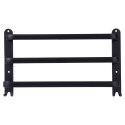 Wieszak ścienny na ręczniki uchwyt do wieszania METALOWY czarny 40cm VILDE 569705