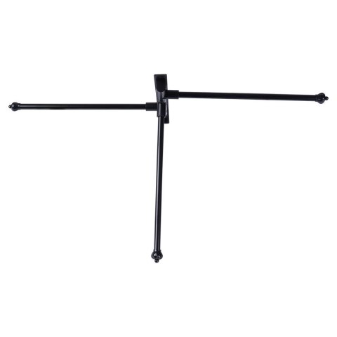 Wieszak ścienny na ręczniki uchwyt do wieszania METALOWY czarny obrotowy 30cm VILDE 569708 Wieszak ścienny na ręczniki uchwyt do wieszania METALOWY czarny obrotowy 30cm VILDE 569708