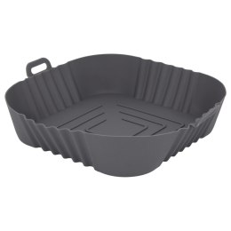 Wkład silikonowy do frytkownicy AIR FRYER kwadrat szary forma do pieczenia BRUNBESTE BB-3374
