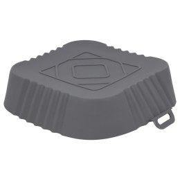Wkład silikonowy do frytkownicy AIR FRYER kwadrat szary forma do pieczenia BRUNBESTE BB-3374