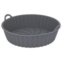 Wkład silikonowy do frytkownicy AIR FRYER okrągły szary forma 20.5CM BRUNBESTE BB-3373
