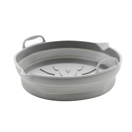 Wkład silikonowy do frytkownicy beztłuszczowej AIR FRYER okrągły szary składany BRUNBESTE BB-3755