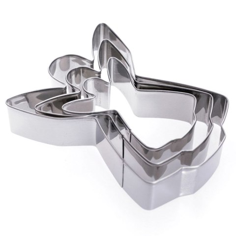 Wykrawacze do ciastek stalowe anioł 12 cm 3 szt. LA CUCINA 121111-A