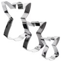 Wykrawacze do ciastek stalowe anioł 12 cm 3 szt. LA CUCINA 121111-A
