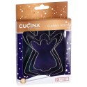 Wykrawacze do ciastek stalowe anioł 12 cm 3 szt. LA CUCINA 121111-A