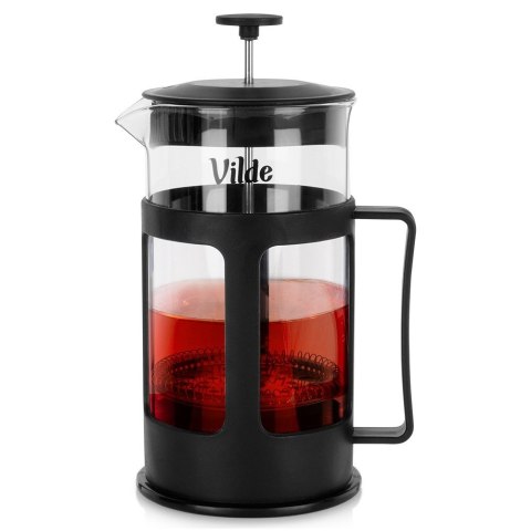 Zaparzacz szklany do herbaty kawy FRENCH PRESS tłokowy 1L VILDE 259672 Zaparzacz szklany do herbaty kawy FRENCH PRESS tłokowy 1L VILDE 259672
