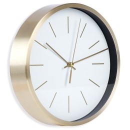 Zegar ścienny na ścianę biały złoty 25cm VILDE 569933-B