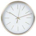 Zegar ścienny na ścianę biały złoty 25cm VILDE 569933-B