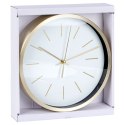 Zegar ścienny na ścianę biały złoty 25cm VILDE 569933-B