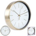 Zegar ścienny na ścianę biały złoty 25cm VILDE 569933-B