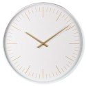 Zegar ścienny na ścianę biały złoty 50cm VILDE 568109