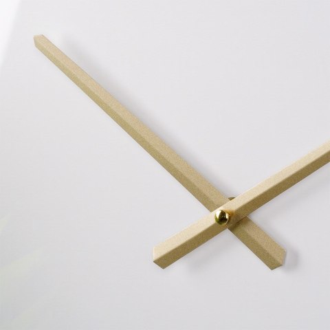 Zegar ścienny na ścianę biały złoty 50cm VILDE 568109 Zegar ścienny na ścianę biały złoty 50cm VILDE 568109