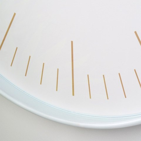 Zegar ścienny na ścianę biały złoty 50cm VILDE 568109 Zegar ścienny na ścianę biały złoty 50cm VILDE 568109
