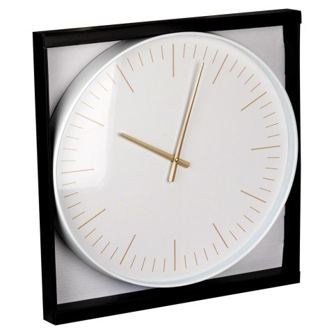 Zegar ścienny na ścianę biały złoty 50cm VILDE 568109 Zegar ścienny na ścianę biały złoty 50cm VILDE 568109