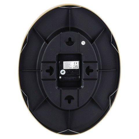 Zegar ścienny na ścianę biały złoty z termometrem higrometrem 27x34.5cm VILDE 569935 Zegar ścienny na ścianę biały złoty z termometrem higrometrem 27x34.5cm VILDE 569935