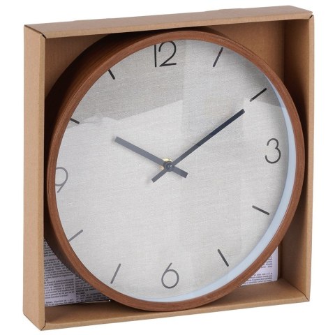 Zegar ścienny na ścianę brązowy 29.5cm VILDE 569937 Zegar ścienny na ścianę brązowy 29.5cm VILDE 569937