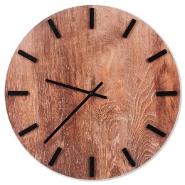 Zegar ścienny na ścianę brązowy 40cm VILDE 569889