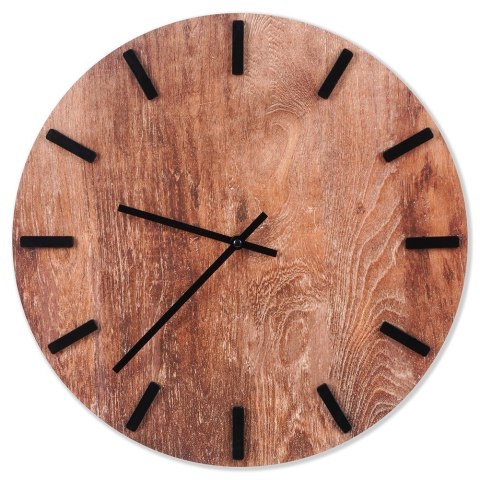 Zegar ścienny na ścianę brązowy 40cm VILDE 569889 Zegar ścienny na ścianę brązowy 40cm VILDE 569889