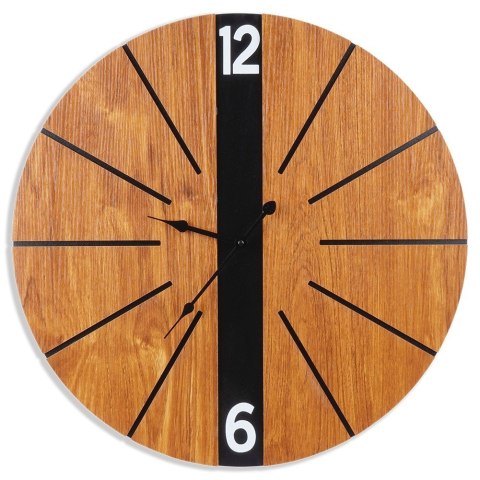 Zegar ścienny na ścianę brązowy 60cm VILDE 569891 Zegar ścienny na ścianę brązowy 60cm VILDE 569891