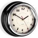 Zegar ścienny na ścianę czarny 30cm VILDE 569611