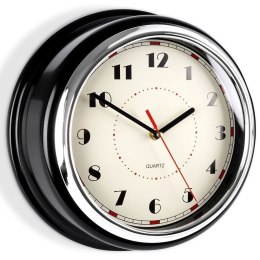Zegar ścienny na ścianę czarny 30cm VILDE 569611