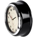 Zegar ścienny na ścianę czarny 30cm VILDE 569611