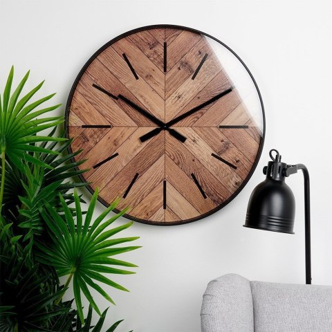 Zegar ścienny na ścianę czarny 50cm VILDE 568108 Zegar ścienny na ścianę czarny 50cm VILDE 568108