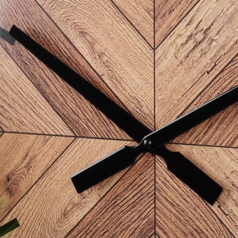 Zegar ścienny na ścianę czarny 50cm VILDE 568108 Zegar ścienny na ścianę czarny 50cm VILDE 568108