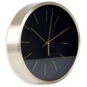 Zegar ścienny na ścianę czarny złoty 25cm VILDE 569933-C