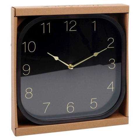 Zegar ścienny na ścianę czarny złoty 30cm VILDE 568131 Zegar ścienny na ścianę czarny złoty 30cm VILDE 568131