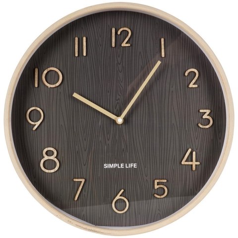Zegar ścienny na ścianę szary 38cm VILDE 569968 Zegar ścienny na ścianę szary 38cm VILDE 569968