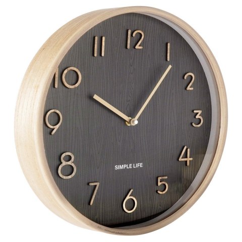 Zegar ścienny na ścianę szary 38cm VILDE 569968 Zegar ścienny na ścianę szary 38cm VILDE 569968