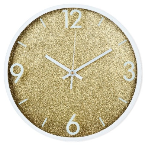 Zegar ścienny na ścianę złoty biały 29.5cm VILDE 568130 Zegar ścienny na ścianę złoty biały 29.5cm VILDE 568130