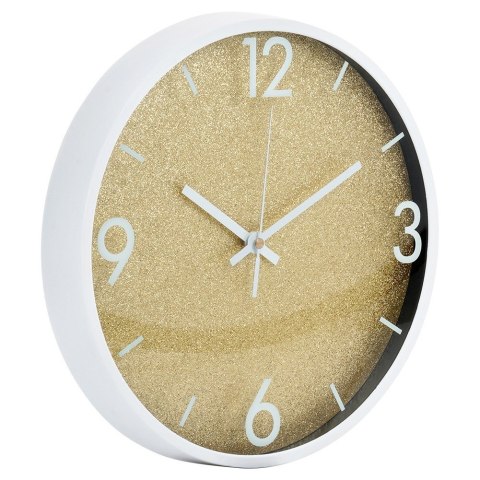 Zegar ścienny na ścianę złoty biały 29.5cm VILDE 568130 Zegar ścienny na ścianę złoty biały 29.5cm VILDE 568130