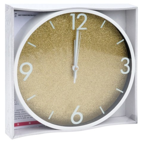 Zegar ścienny na ścianę złoty biały 29.5cm VILDE 568130 Zegar ścienny na ścianę złoty biały 29.5cm VILDE 568130