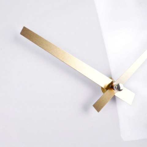Zegar ścienny na ścianę złoty biały 30cm VILDE 569610-B Zegar ścienny na ścianę złoty biały 30cm VILDE 569610-B