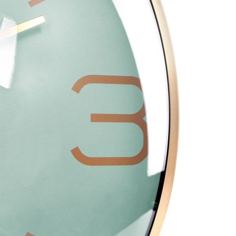 Zegar ścienny na ścianę złoty miętowy 30cm VILDE 569610-Z Zegar ścienny na ścianę złoty miętowy 30cm VILDE 569610-Z