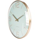 Zegar ścienny na ścianę złoty miętowy 30cm VILDE 569610-Z
