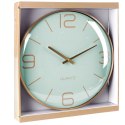 Zegar ścienny na ścianę złoty miętowy 30cm VILDE 569610-Z