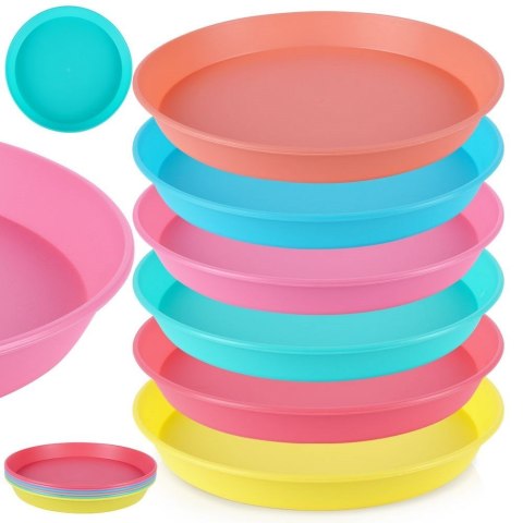 Zestaw talerzy dla 6 osób talerze plastikowe 22.5cm komplet 6 sztuk EXCELLENT HOUSEWARE 139340 Zestaw talerzy dla 6 osób talerze plastikowe 22.5cm komplet 6 sztuk EXCELLENT HOUSEWARE 139340