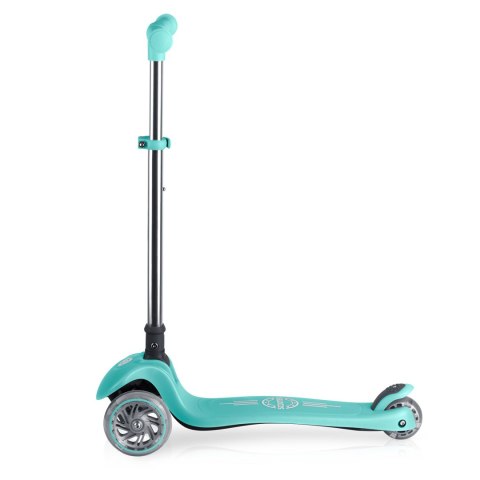 Hulajnoga trójkołowa dla dzieci balansowa świecąca w ciemności Ricokids Glow - turkusowa Hulajnoga trójkołowa dla dzieci balansowa świecąca w ciemności Ricokids Glow - turkusowa