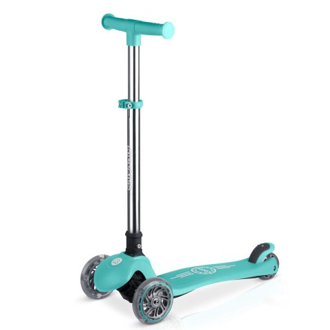Hulajnoga trójkołowa dla dzieci balansowa świecąca w ciemności Ricokids Glow - turkusowa Hulajnoga trójkołowa dla dzieci balansowa świecąca w ciemności Ricokids Glow - turkusowa