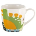 KUBEK Z MISECZKĄ DO ZUPY DLA DZIECKA DZIECI PORCELANOWY DINOZAUR 2 ELE. ORION 129642