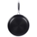 PATELNIA GŁĘBOKA STALOWA ZE STALI NIERDZEWNEJ NON-STICK INDUKCJA COOKCELL 28 CM ORION 112983