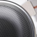 PATELNIA GŁĘBOKA STALOWA ZE STALI NIERDZEWNEJ NON-STICK INDUKCJA COOKCELL 28 CM ORION 112983