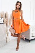 234-09 Sukienka Bokserka - pomarańczowy